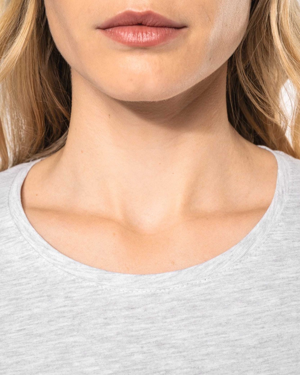 T-shirts KARIBAN Dames T-shirt ronde hals lange mouwen voor bedrukking &amp; borduring