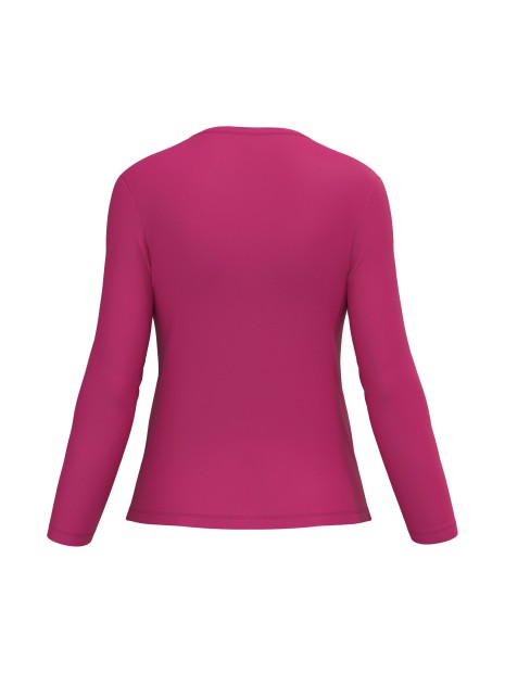 KARIBAN T-shirt col rond manches longues femme /api/colors/0327c765-dd20-409c-911d-31f7a9b4c2f5 personnalisable