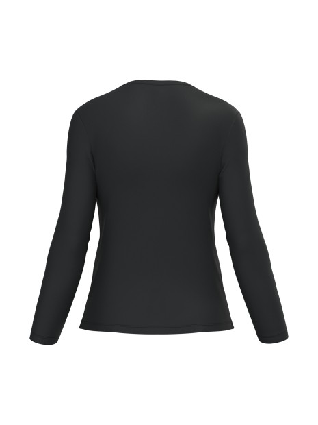 KARIBAN T-shirt col rond manches longues femme /api/colors/b9fdad4a-5e94-45cb-8c03-c08b349b28c3 personnalisable