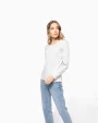 T-shirts KARIBAN Dames T-shirt ronde hals lange mouwen voor bedrukking &amp; borduring