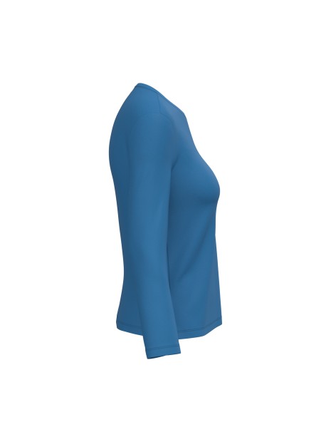 KARIBAN T-shirt col rond manches longues femme /api/colors/68572561-1214-42b1-b94c-44fb780d37b4 personnalisable