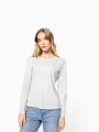 T-Shirts à personnaliser KARIBAN T-shirt col rond manches longues femme 