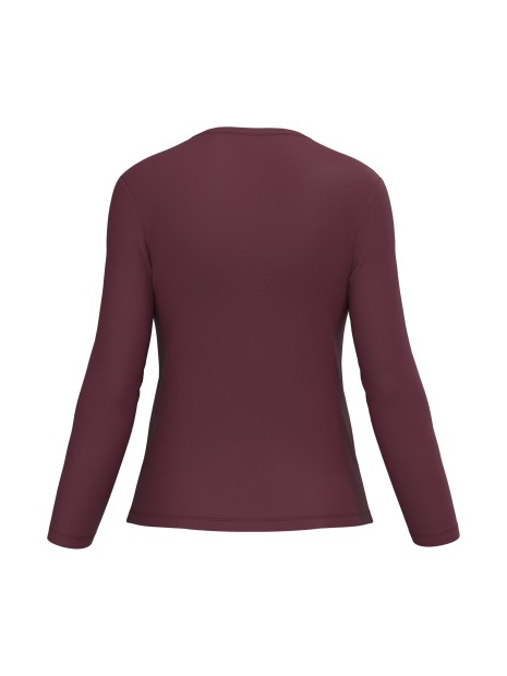 KARIBAN T-shirt col rond manches longues femme /api/colors/3f4410b9-f80f-412a-9aa8-9260cc84003d personnalisable
