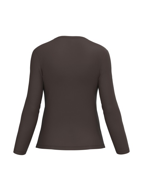 KARIBAN T-shirt col rond manches longues femme /api/colors/b1e9730e-2307-4dc6-a97e-0dcccdb1ecfa personnalisable