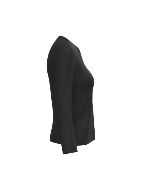 KARIBAN T-shirt col rond manches longues femme /api/colors/b9fdad4a-5e94-45cb-8c03-c08b349b28c3 personnalisable