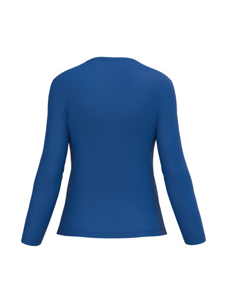 KARIBAN T-shirt col rond manches longues femme /api/colors/cdd6ba31-692e-4c2e-b1b4-a3a4a50cf176 personnalisable