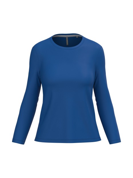 KARIBAN T-shirt col rond manches longues femme /api/colors/cdd6ba31-692e-4c2e-b1b4-a3a4a50cf176 personnalisable