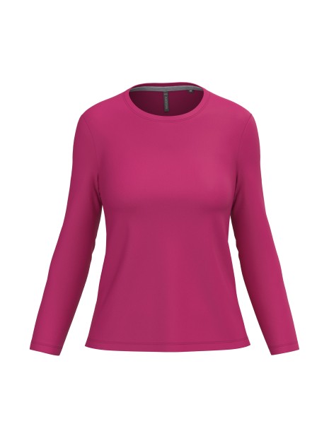 KARIBAN T-shirt col rond manches longues femme /api/colors/0327c765-dd20-409c-911d-31f7a9b4c2f5 personnalisable