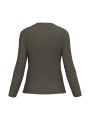 KARIBAN T-shirt col rond manches longues femme /api/colors/7d4189a1-61a3-430b-83e5-a3a6fe159806 personnalisable