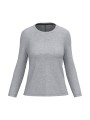 KARIBAN T-shirt col rond manches longues femme /api/colors/a37ac46b-201c-43db-9085-8f3a99c04b1c personnalisable