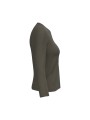 KARIBAN T-shirt col rond manches longues femme /api/colors/7d4189a1-61a3-430b-83e5-a3a6fe159806 personnalisable