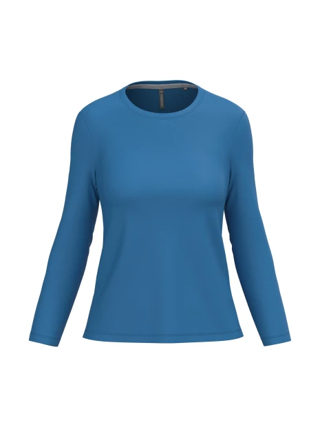 KARIBAN T-shirt col rond manches longues femme /api/colors/68572561-1214-42b1-b94c-44fb780d37b4 personnalisable