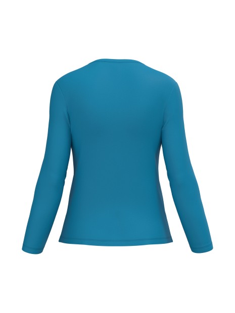 KARIBAN T-shirt col rond manches longues femme /api/colors/3848809b-00f3-4a7f-8b57-fc0187a98ade personnalisable