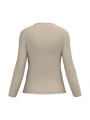 KARIBAN T-shirt col rond manches longues femme /api/colors/1d539d1a-76f0-4132-93c4-8034fe18b1e9 personnalisable