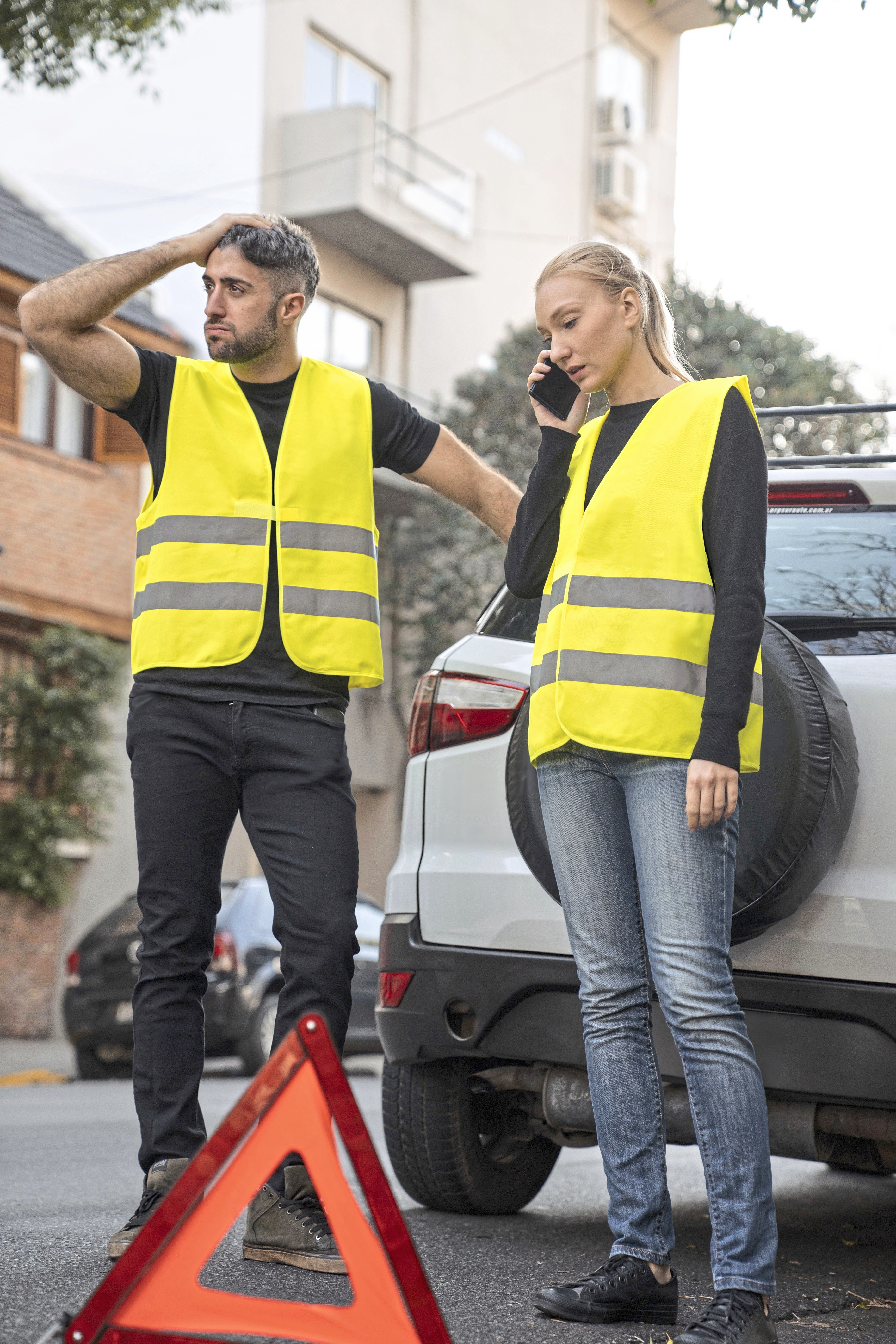 Gilets de sécurité personnalisable KORNTEX Car Safety Vest Double Pack EN ISO 20471