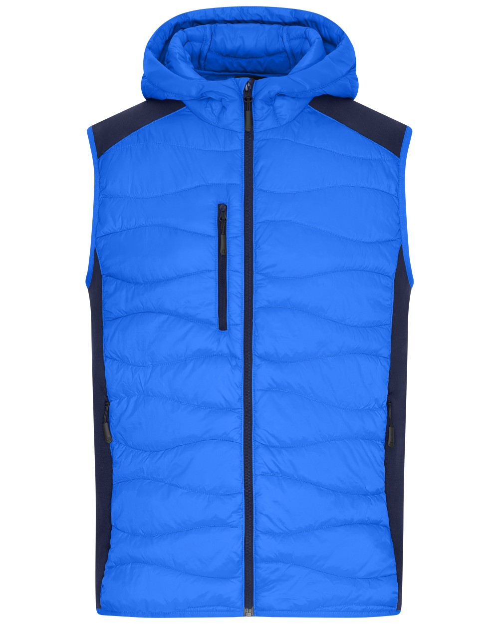 Jassen JAMES & NICHOLSON Men´s Hybrid Vest voor bedrukking &amp; borduring
