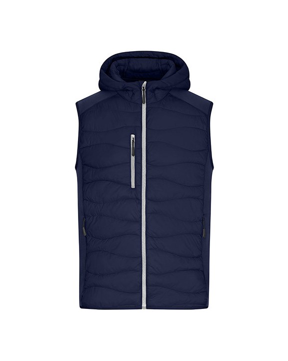 JAMES & NICHOLSON Men´s Hybrid Vest Jacken personalisierbar