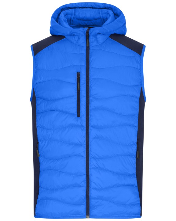 JAMES & NICHOLSON Men´s Hybrid Vest Jacken personalisierbar