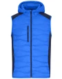 Vestes personnalisable JAMES & NICHOLSON Men´s Hybrid Vest