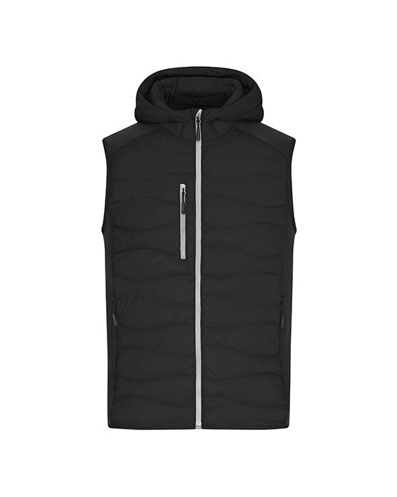 JAMES & NICHOLSON Men´s Hybrid Vest Jacken personalisierbar