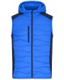 Jassen JAMES & NICHOLSON Men´s Hybrid Vest voor bedrukking &amp; borduring