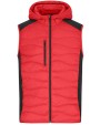 Jassen JAMES & NICHOLSON Men´s Hybrid Vest voor bedrukking &amp; borduring
