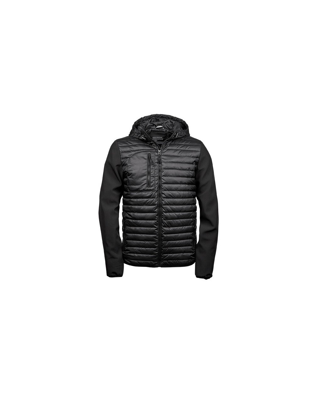 Jassen TEE JAYS HOODED CROSSOVER JACKET voor bedrukking &amp; borduring
