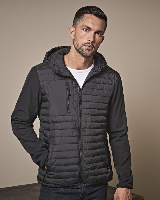 Vestes personnalisable Tee Jays HOODED CROSSOVER JACKET