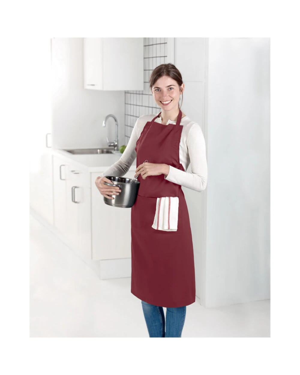 4DO Küchenschürze                  MO8441- Schürzen personalisierbar
