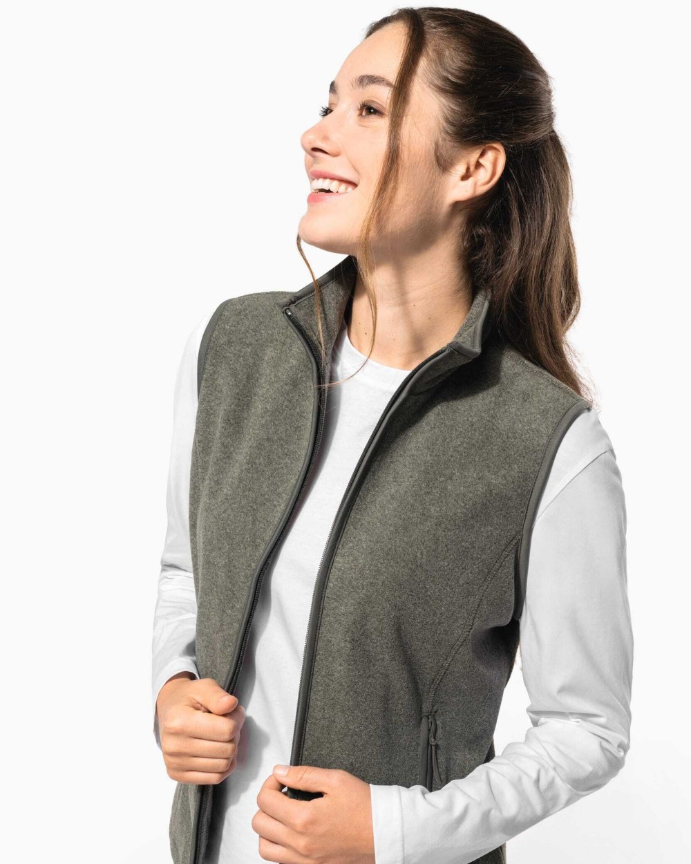 Polar Fleeces KARIBAN Bodywarmer van microfleece dames voor bedrukking &amp; borduring