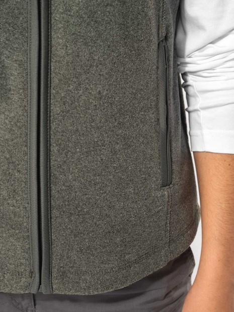 Laines polaires à personnaliser KARIBAN Bodywarmer micropolaire femme 