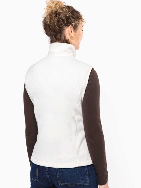 Laines polaires à personnaliser KARIBAN Bodywarmer micropolaire femme 