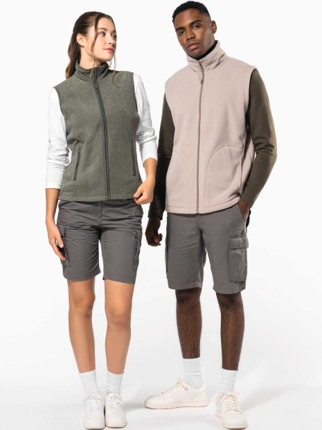Laines polaires à personnaliser KARIBAN Bodywarmer micropolaire femme 