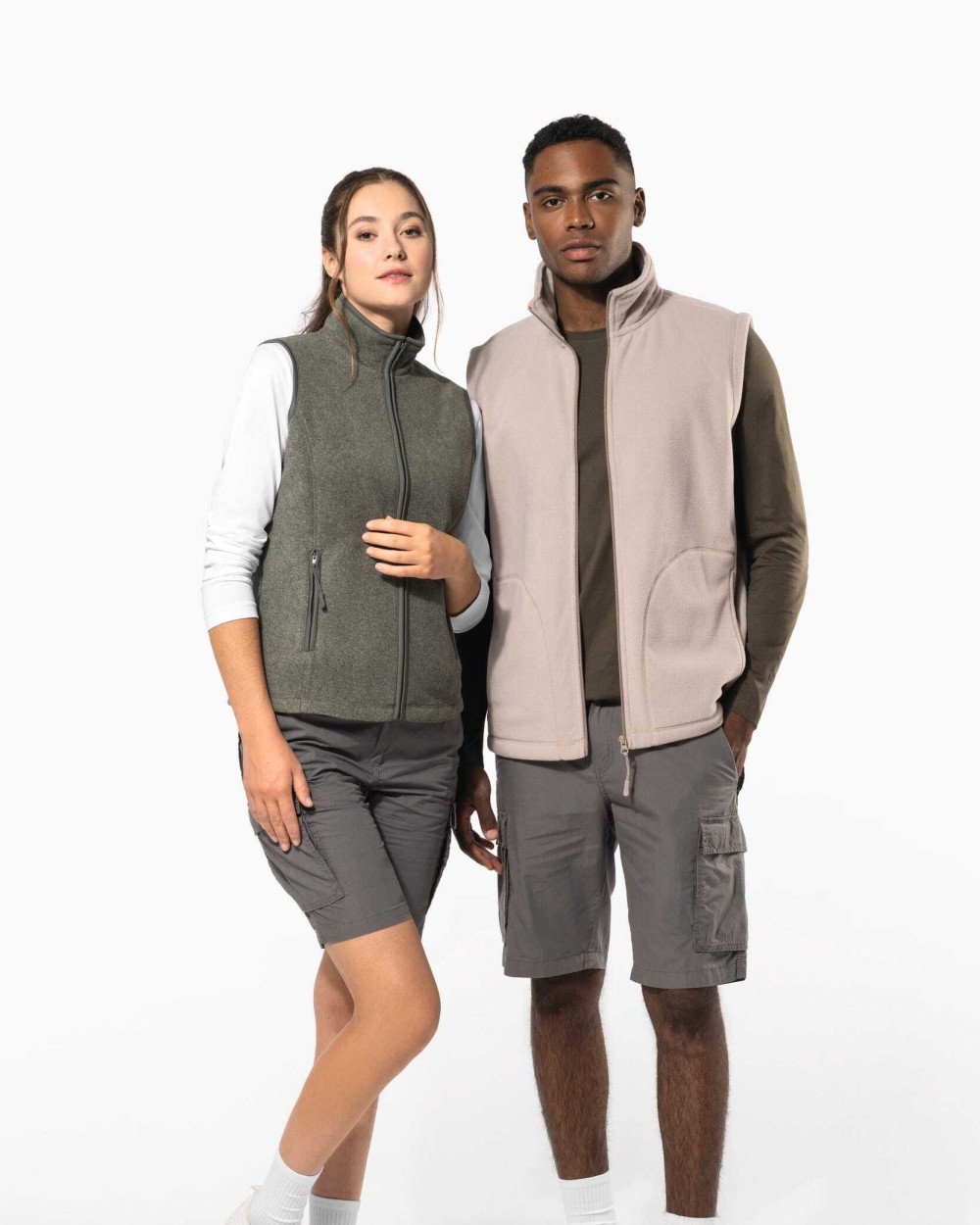 KARIBAN Mikrofleece-Bodywarmer für Damen Polar Fleeces personalisierbar