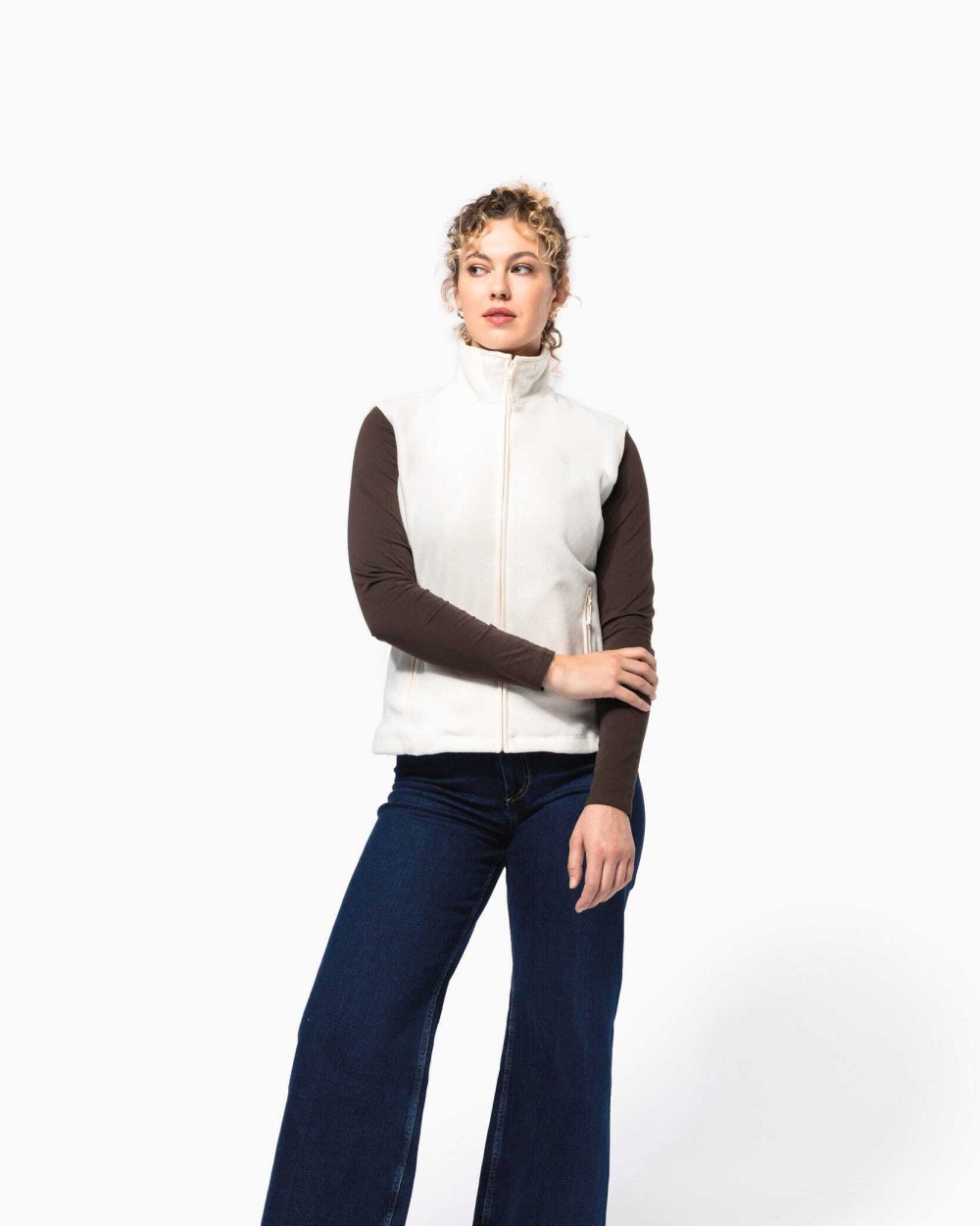 KARIBAN Mikrofleece-Bodywarmer für Damen Polar Fleeces personalisierbar