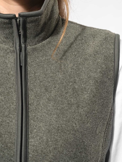 Laines polaires à personnaliser KARIBAN Bodywarmer micropolaire femme 