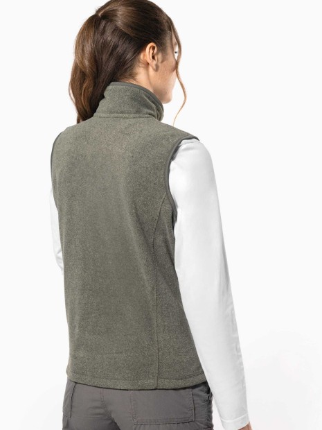 Laines polaires à personnaliser KARIBAN Bodywarmer micropolaire femme 