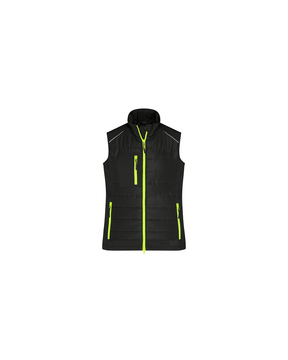 Jassen JAMES & NICHOLSON Ladies' Hybrid Vest voor bedrukking &amp; borduring