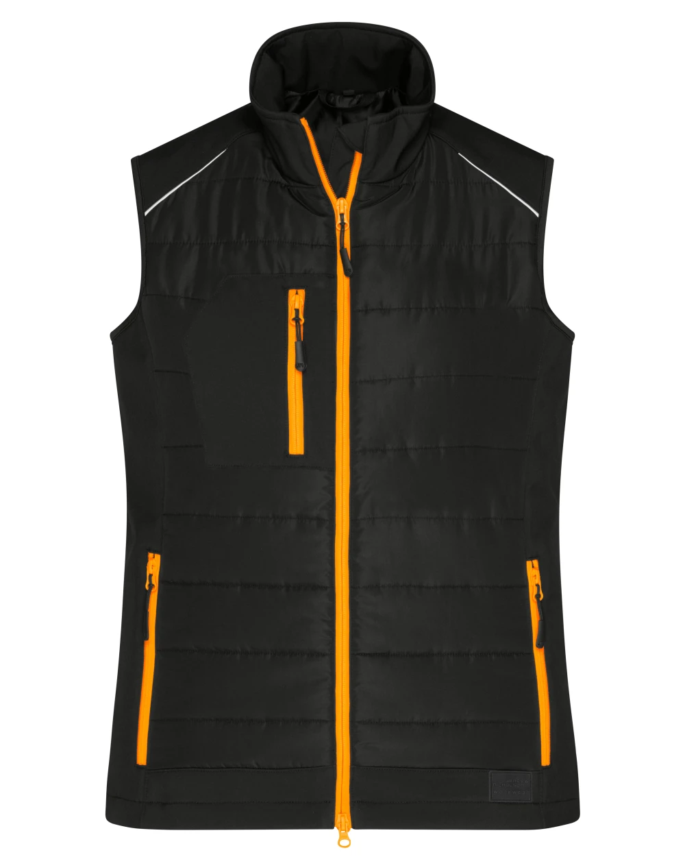 Jassen JAMES & NICHOLSON Ladies' Hybrid Vest voor bedrukking &amp; borduring