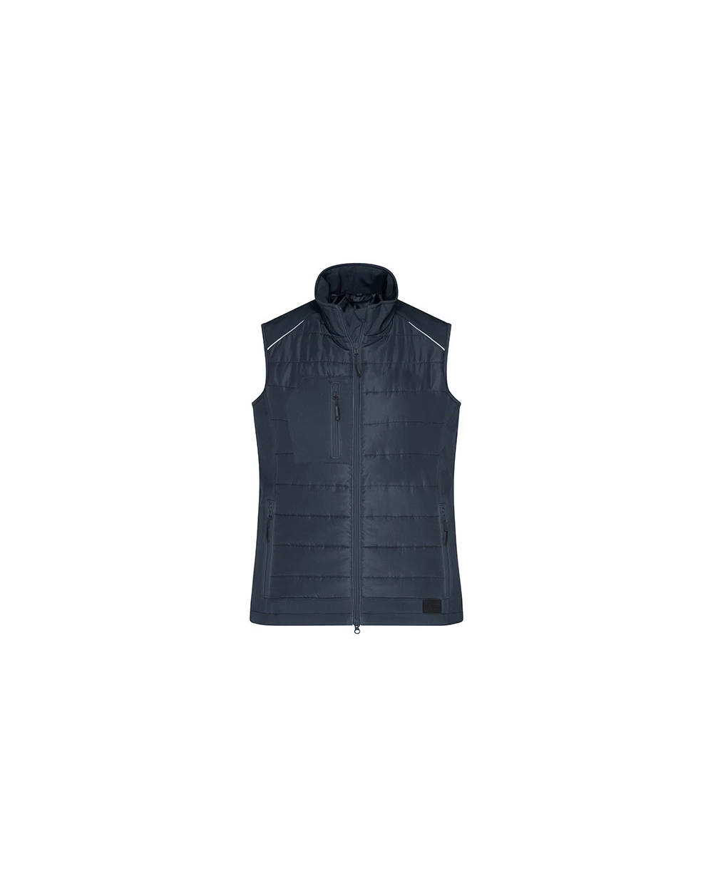 Jassen JAMES & NICHOLSON Ladies' Hybrid Vest voor bedrukking &amp; borduring
