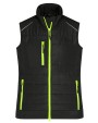 JAMES & NICHOLSON Ladies' Hybrid Vest Jacken personalisierbar