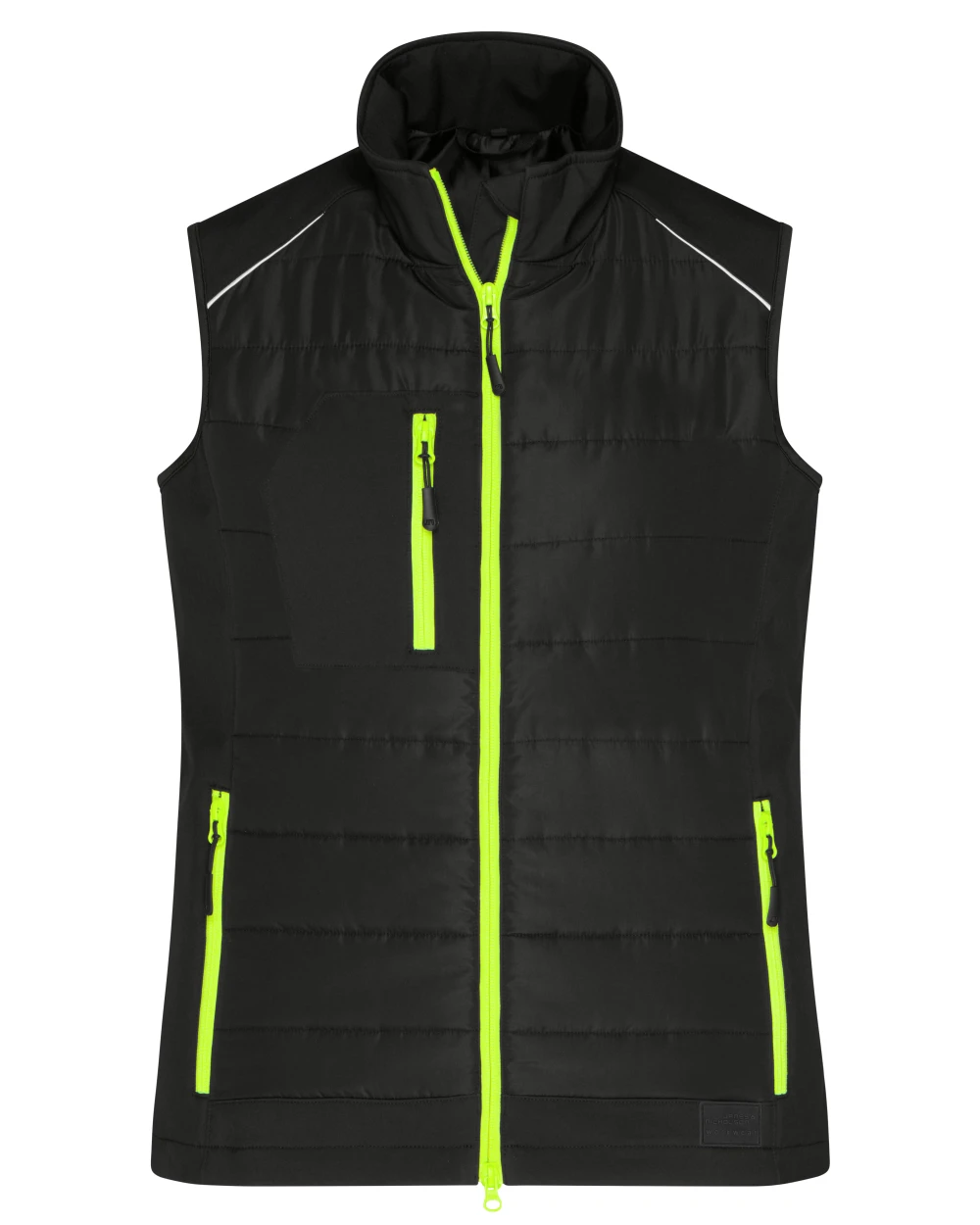 JAMES & NICHOLSON Ladies' Hybrid Vest Jacken personalisierbar