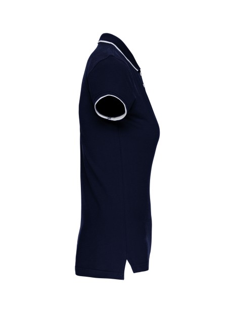 KARIBAN Polo maille piquée manches courtes femme /api/colors/fb6696fa-d893-4b95-930f-c4599194ab49 personnalisable