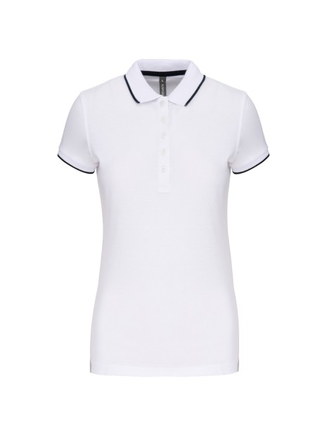 KARIBAN Polo maille piquée manches courtes femme /api/colors/f31ebd28-6775-4264-945f-b91c8d8750a6 personnalisable