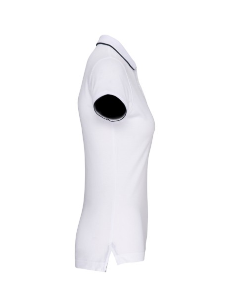 KARIBAN Polo maille piquée manches courtes femme /api/colors/f31ebd28-6775-4264-945f-b91c8d8750a6 personnalisable