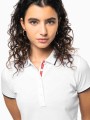 Polos à personnaliser KARIBAN Polo maille piquée manches courtes femme 