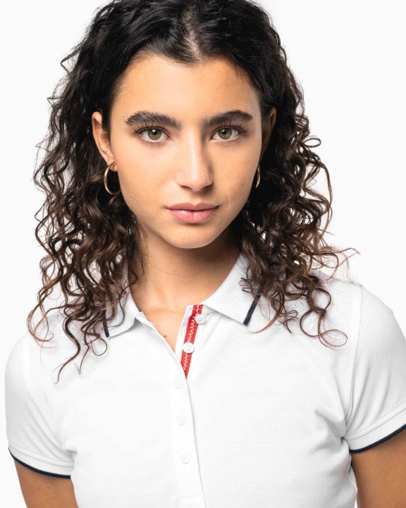 Polo's KARIBAN Damespolo korte mouwen voor bedrukking &amp; borduring