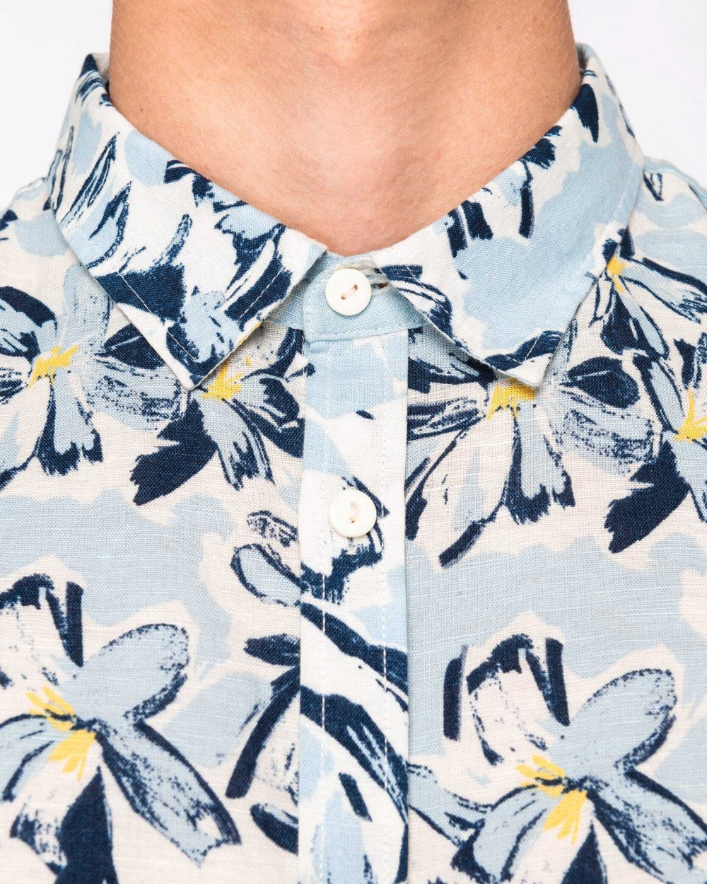 Chemises personnalisable NATIVE SPIRIT Chemise imprimé végétal homme