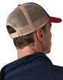 Casquettes personnalisable K-UP Casquette trucker 5 panneaux en coton canvas - K-up Gold Label