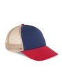 Casquettes personnalisable K-UP Casquette trucker 5 panneaux en coton canvas - K-up Gold Label